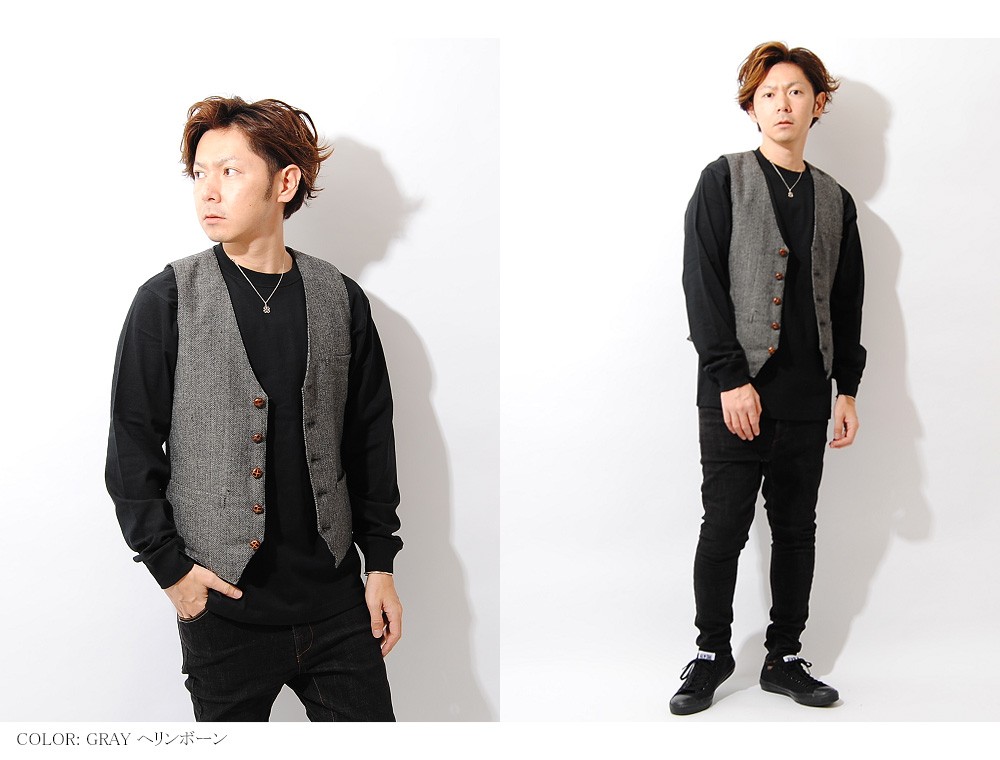 cen.ツイードベスト 4/3発売/ cen.ツイードベスト/ tweed vest - my clozette