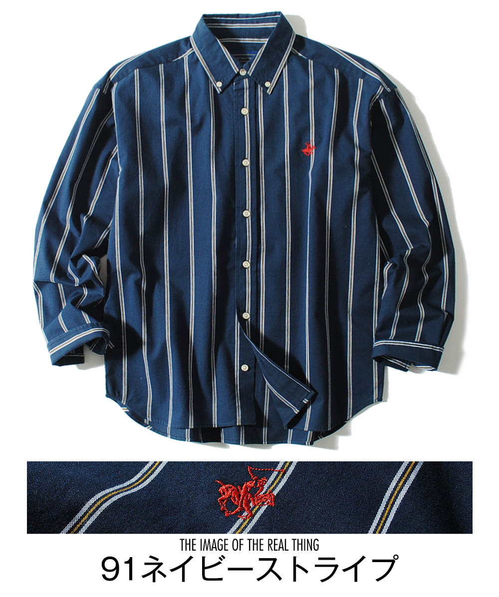 長袖シャツ メンズ BEVERLY HILLS POLO CLUB ブランド 大人 デニム