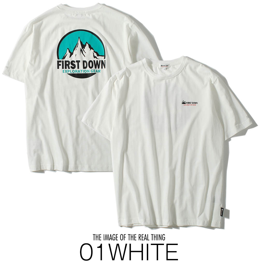 FIRST DOWN 【夏セール】Tシャツ 半袖 EXPLORATION GEAR