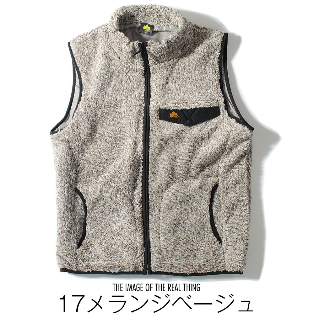 LOGOS フリースベスト ボアベスト ロゴス パーク park ポケット付き