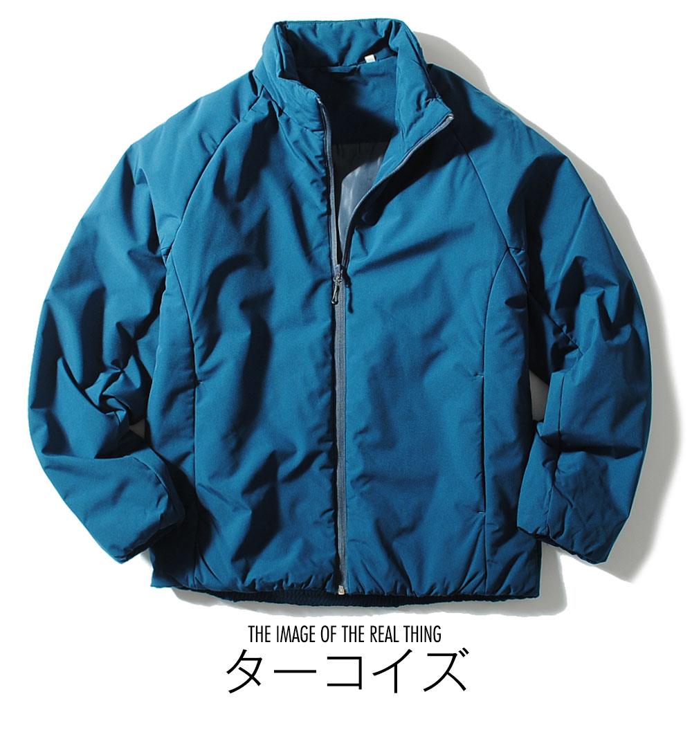 テイジン社製オプトマックス 高機能中綿スタンドカラージャケット