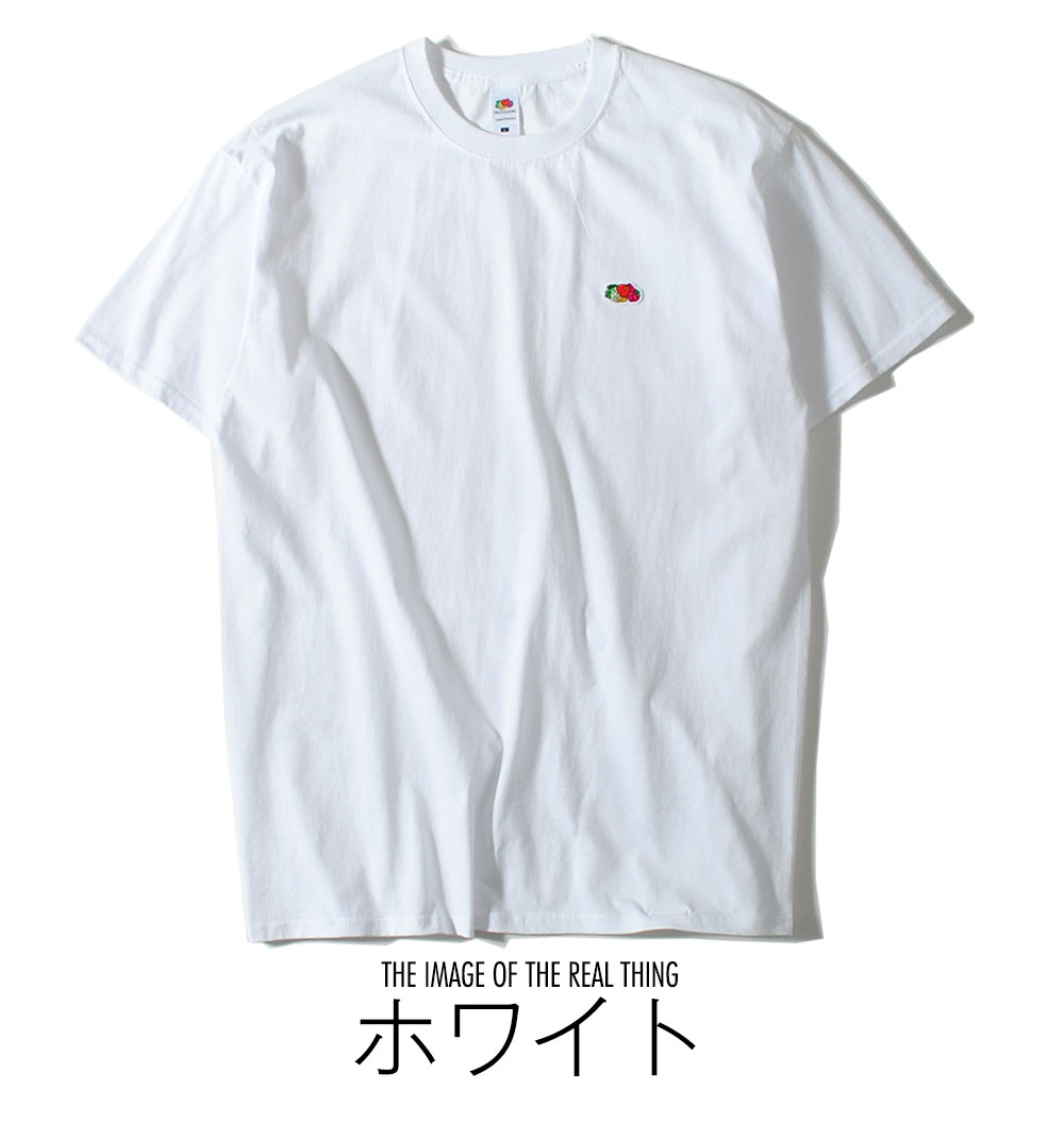 Tシャツ フルーツオブザルーム FRUIT OF THE LOOM ブランド メンズ 半袖 ロゴワッペン Tシャツ 夏物 夏服 無地 super  premium