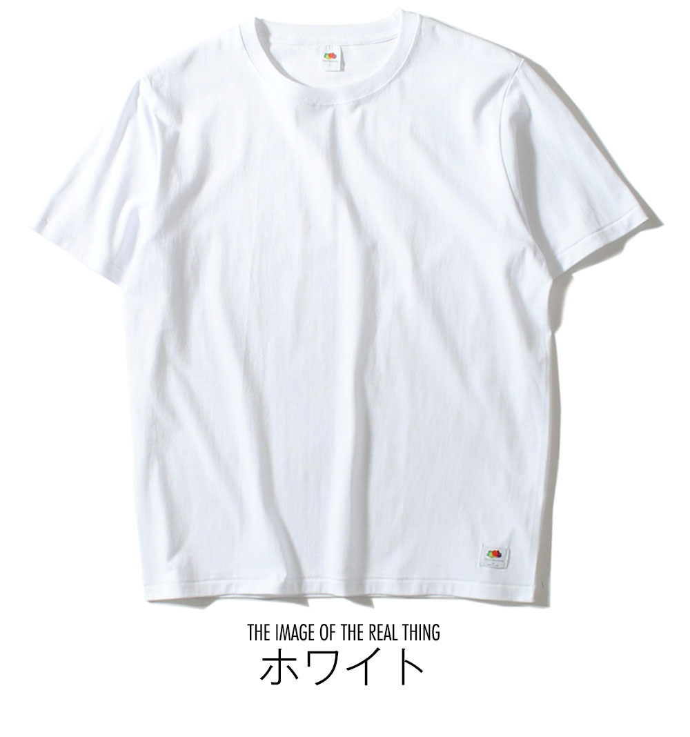 フルーツオブザルーム Tシャツ　半袖　白　ホワイト　S メンズ FRUIT OF THE LOOM（フルーツオブザルーム） 半袖Tシャツ ヘビー