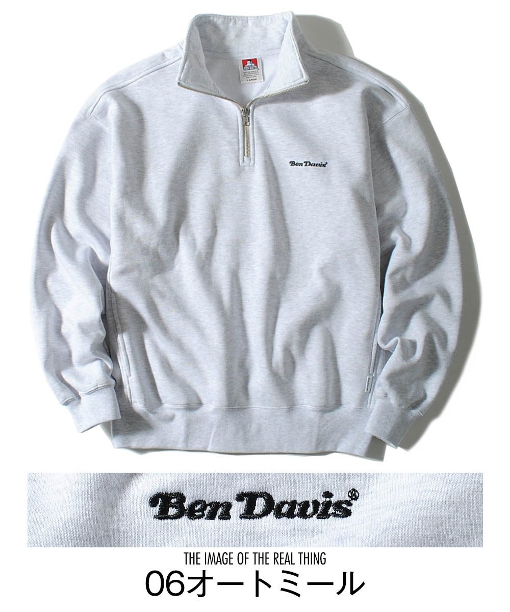 BEN DAVIS ハーフジップスウェット スエット ベンデイビス