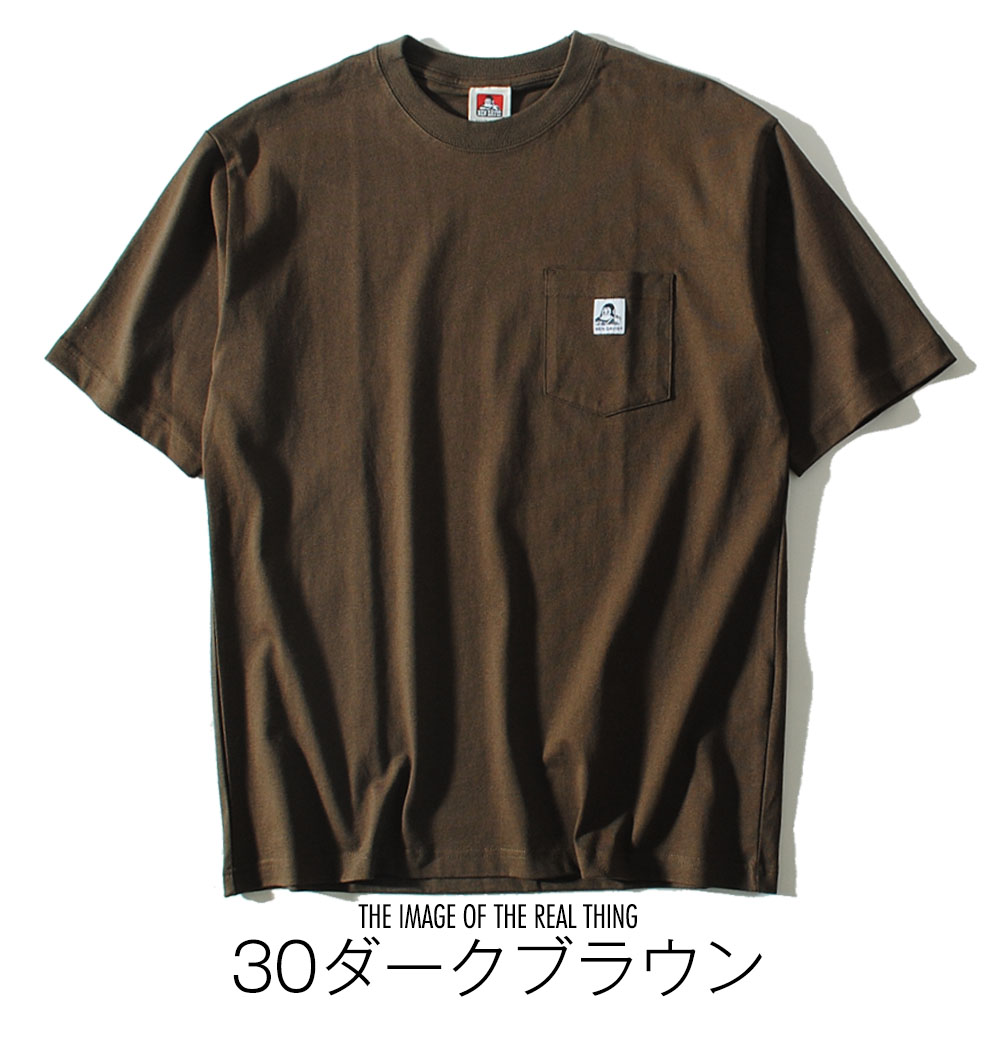 BEN DAVIS Tシャツ ビッグT リラックスフィット ポケット付き 胸