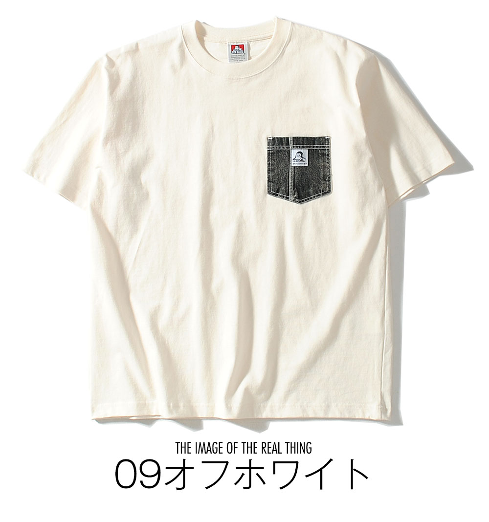 BEN DAVIS（ベンデイビス） Tシャツ ポケット ヘビーウェイト デニム