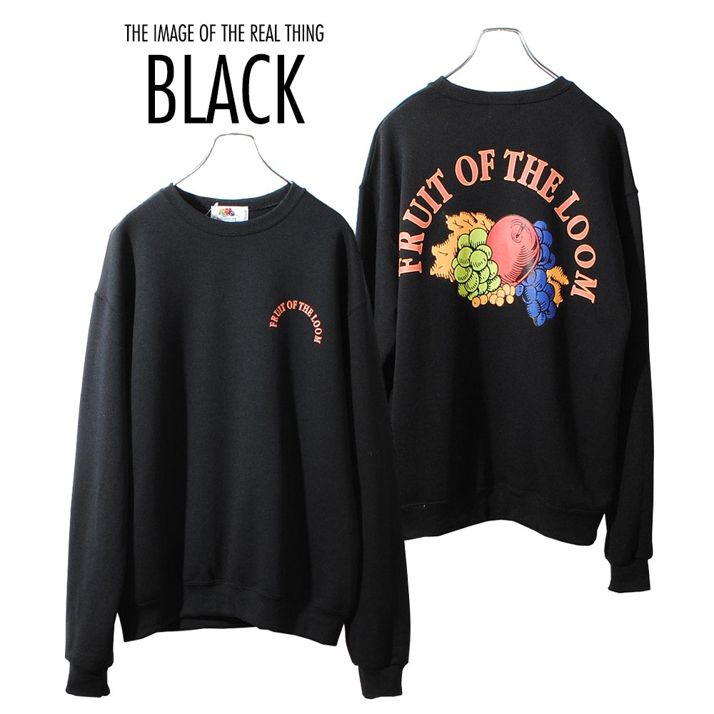 FRUIT OF THE LOOM スウェット フルカラー バックプリント
