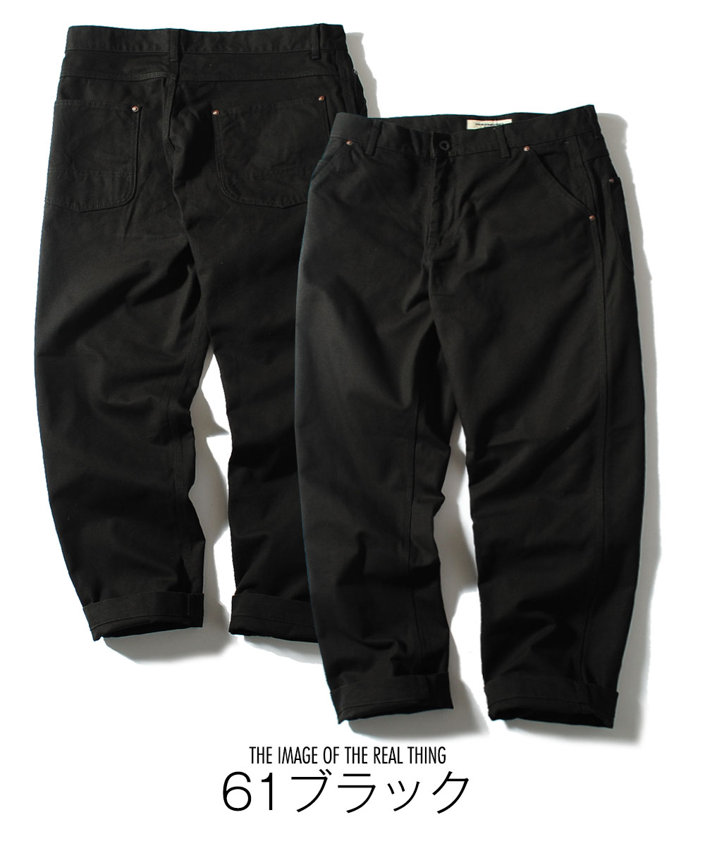 ダックワークパンツ FOB FACTORY 日本製 FOBファクトリー ワイドパンツ テーパードパンツ 国産 生成 ペインターパンツ 11oz 爆買 | FOB FACTORY | 02
