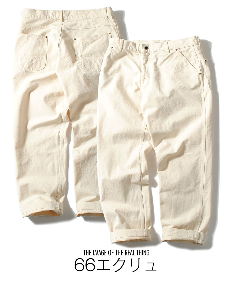 ダックワークパンツ FOB FACTORY 日本製 FOBファクトリー ワイドパンツ テーパードパンツ 国産 生成 ペインターパンツ 11oz 爆買 | FOB FACTORY | 03