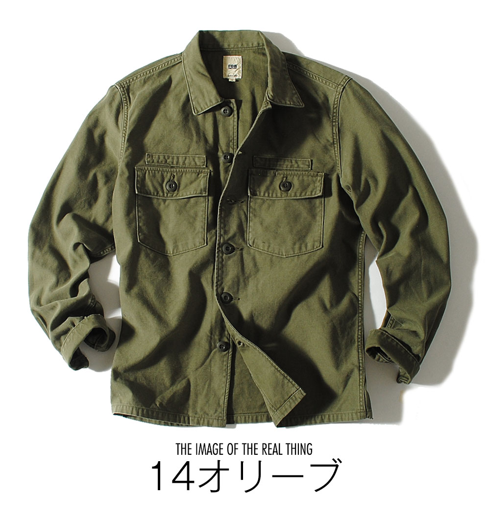FOB FACTORY ファティーグシャツ ミリタリーシャツ FOB