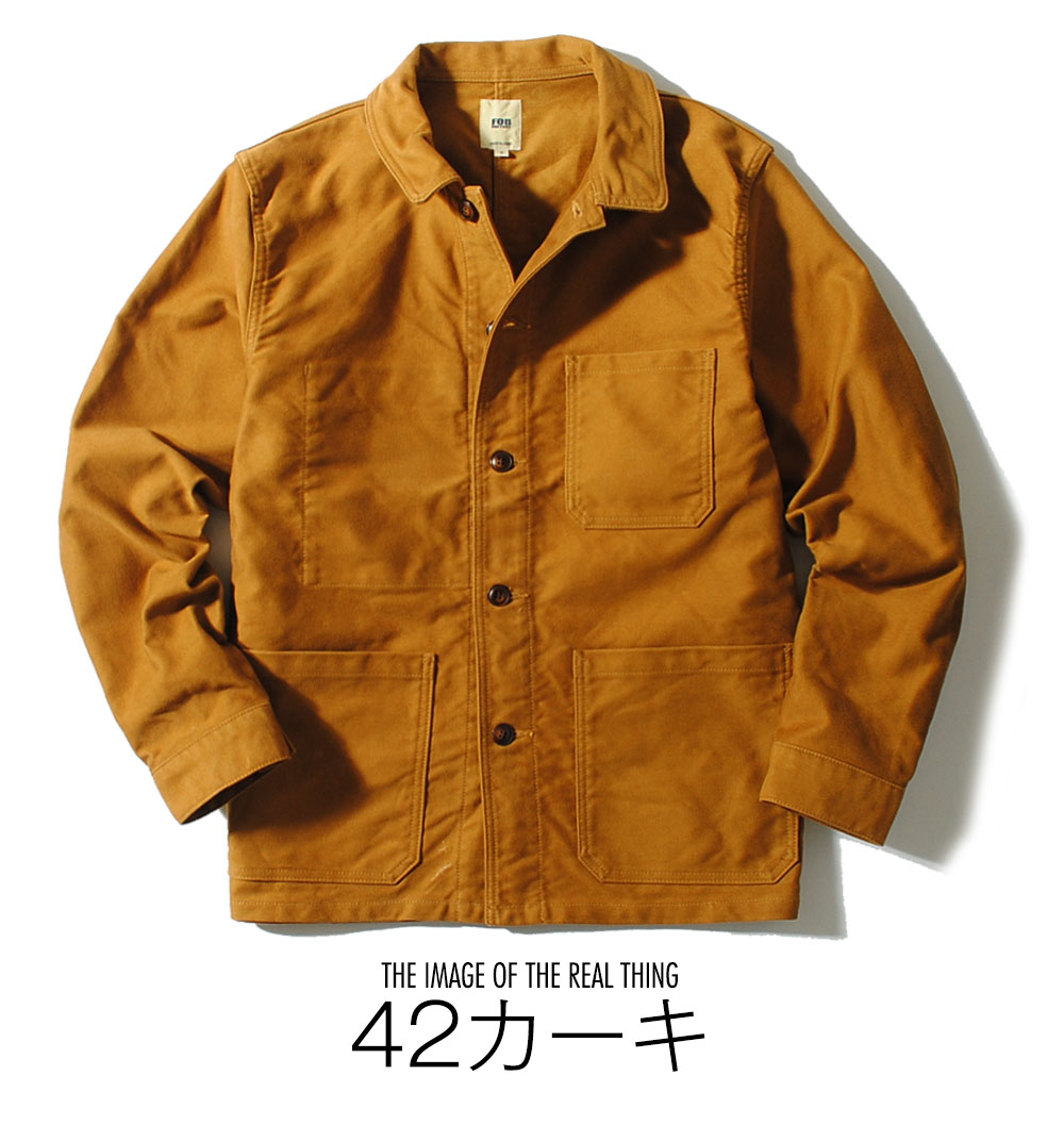 楽天市場】モールスキンフレンチカバーオール FOB factory FOB