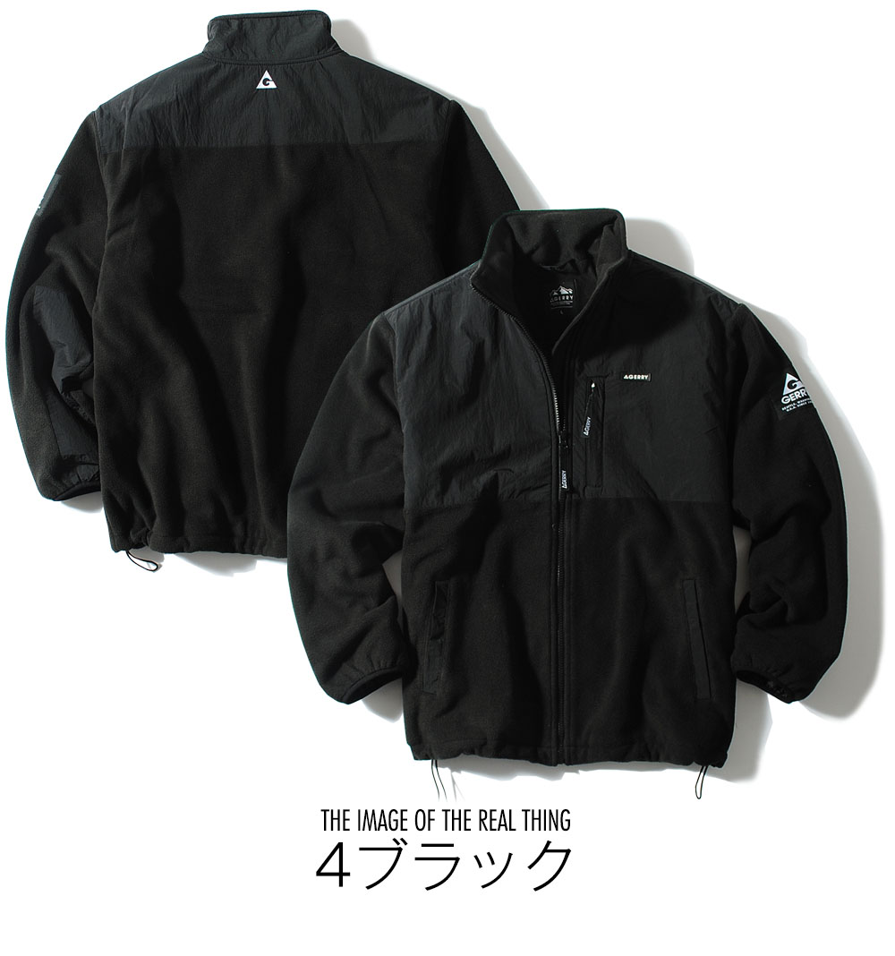 MARK&LONA 中綿フリースジャケット　ナイロン　切替　ブルゾン　38 GERRY（ジェリー） ナイロン切替フリースジャケット アウトドア