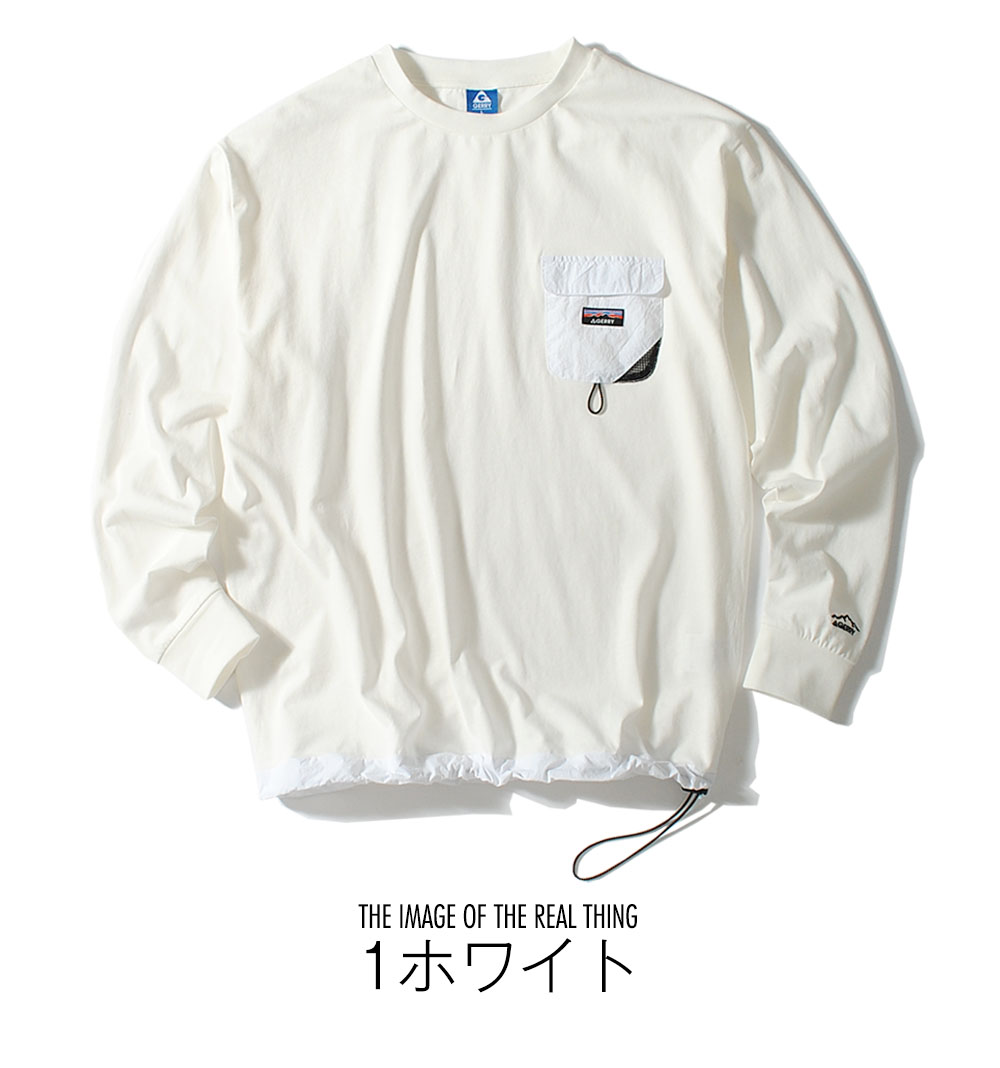 GERRY（ジェリー） ロンT 長袖Tシャツ ブランド ポケT アウトドア