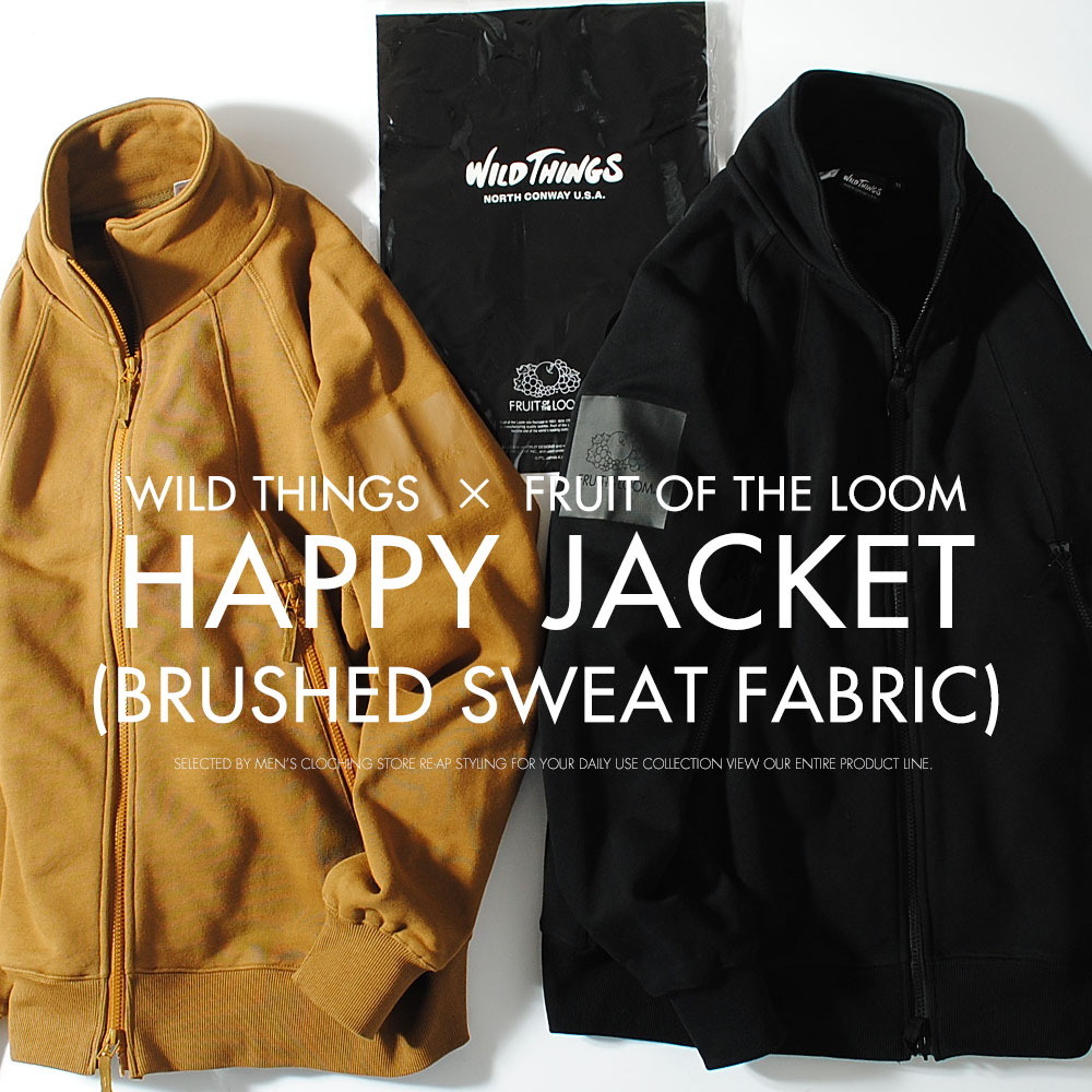 WILD THINGS×FRUIT OF THE LOOM トラックジャケット WILD THINGS（ワイルドシングス） FRUIT OF THE LOOM フルーツオブザ