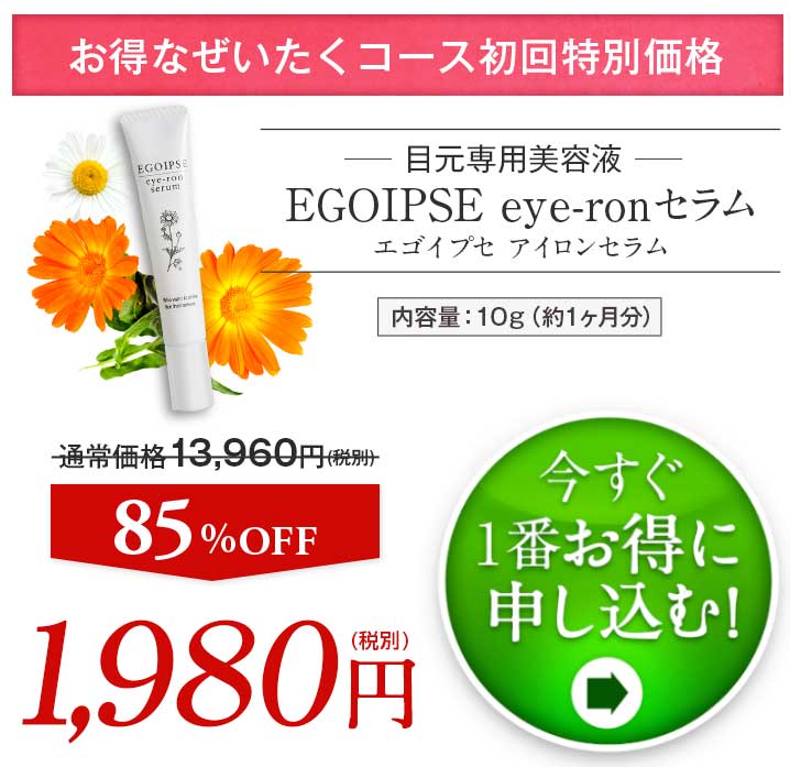 SALE／62%OFF】 ✨EGOIPSE エゴイプセ アイロン 新品セラム10g 美容液