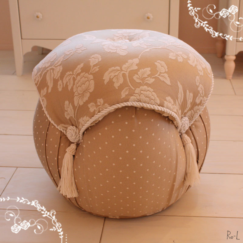 ジェニファーテイラー スツール 丸型 オットマン スツール ソファー