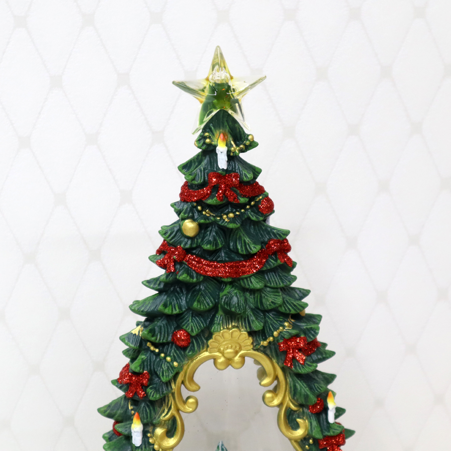 ツリー型 バブルLEDライト サンタスレイクリスマス ディスプレイ