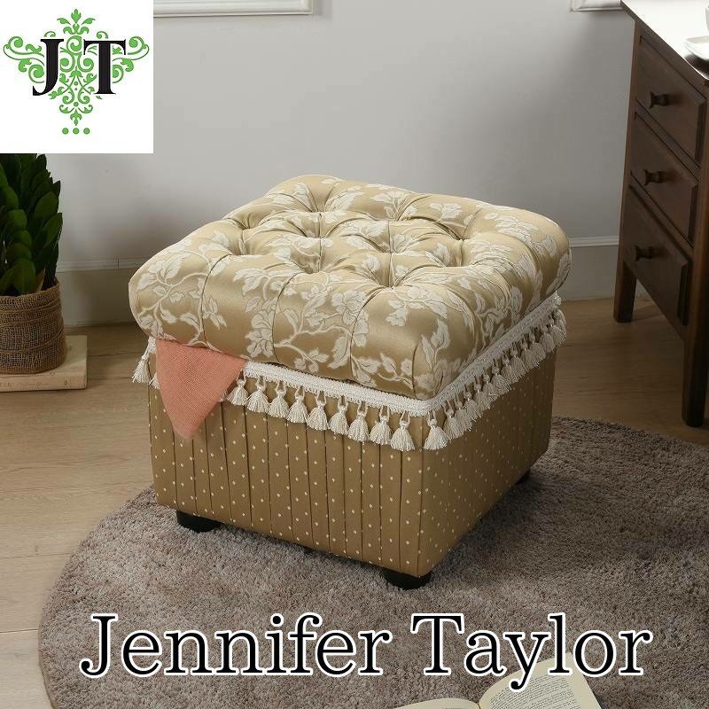 ジェニファーテイラー 収納スツール Heirloom タッセル スツール