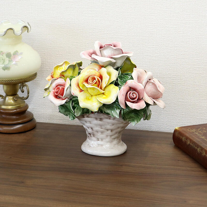 イタリア製 陶花