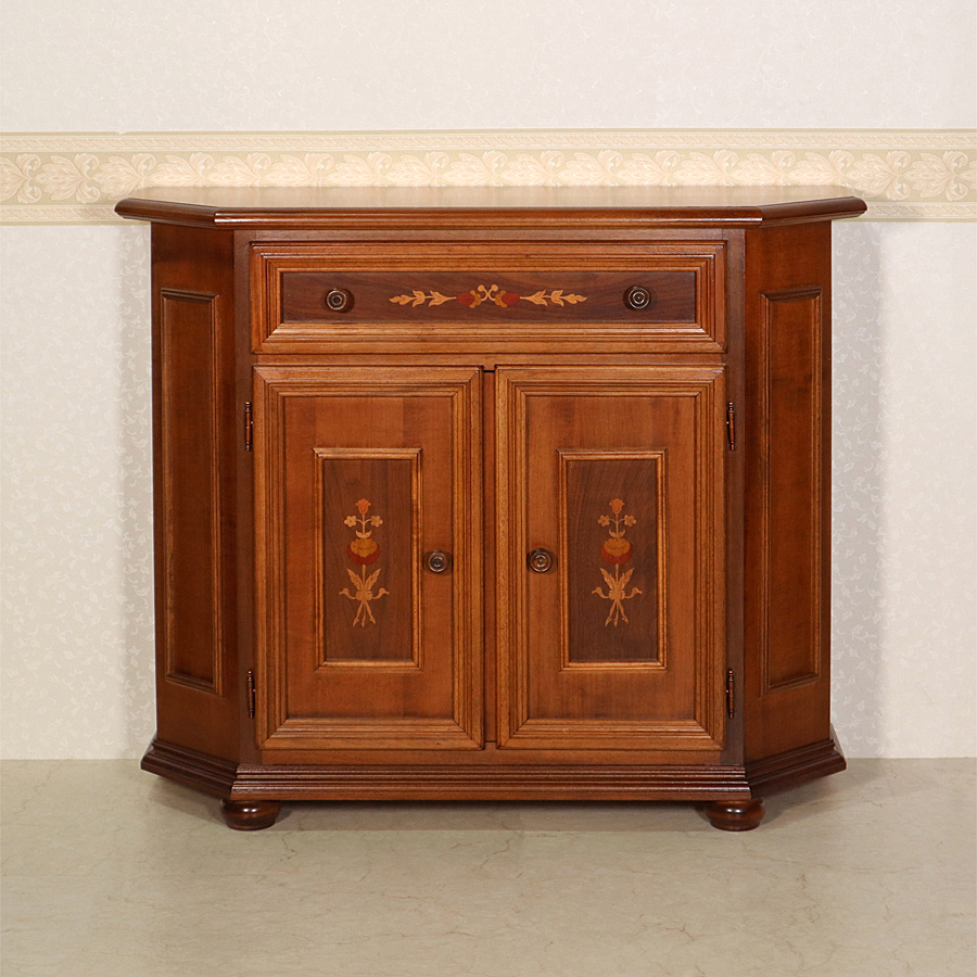 イタリア キャビネット 象嵌 サイドボード イタリア サイドボード クラシック キャビネット シンプル ブラウン