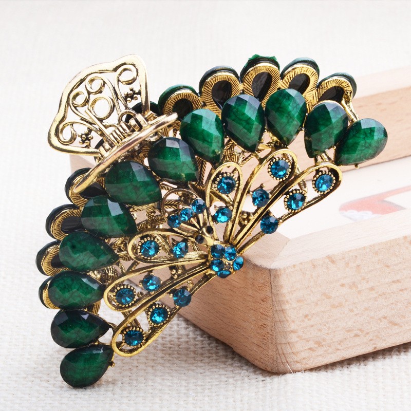 バンス クリップ 全18種類 レトロ カラフル ヘアクリップ ヘア