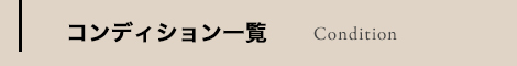 コンティション一覧