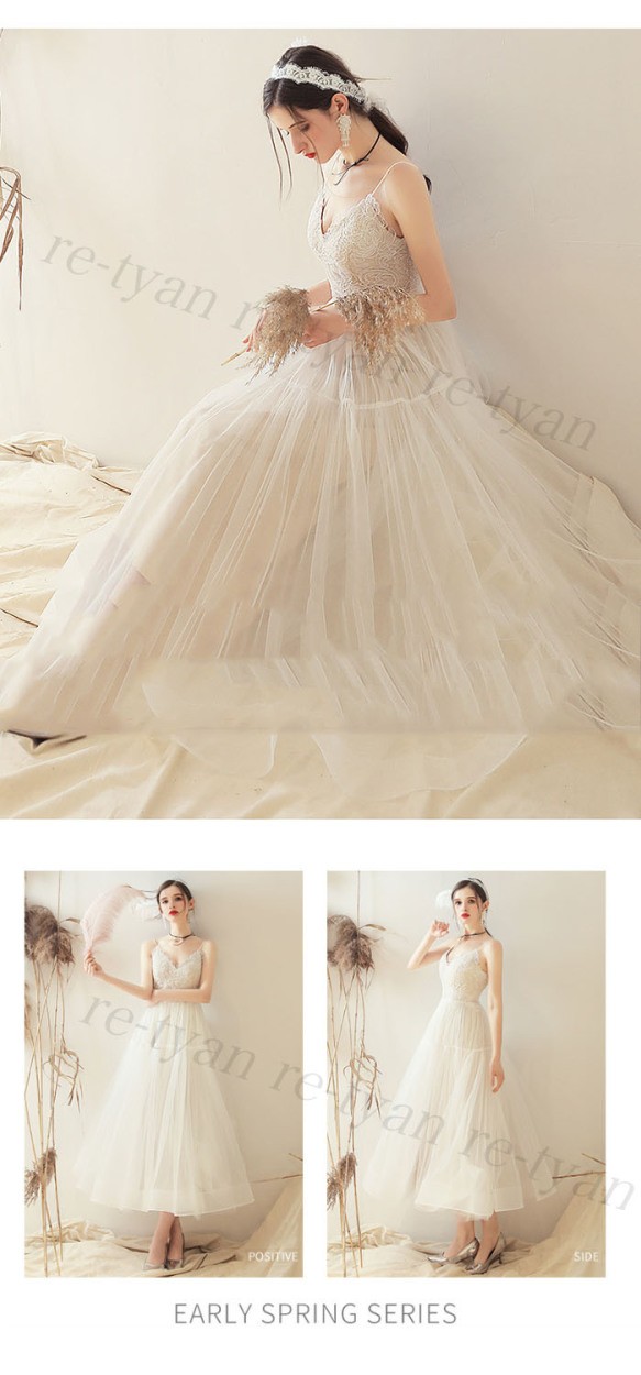 ウェディングドレス 白 二次会 花嫁 カラードレス 大きいサイズ 