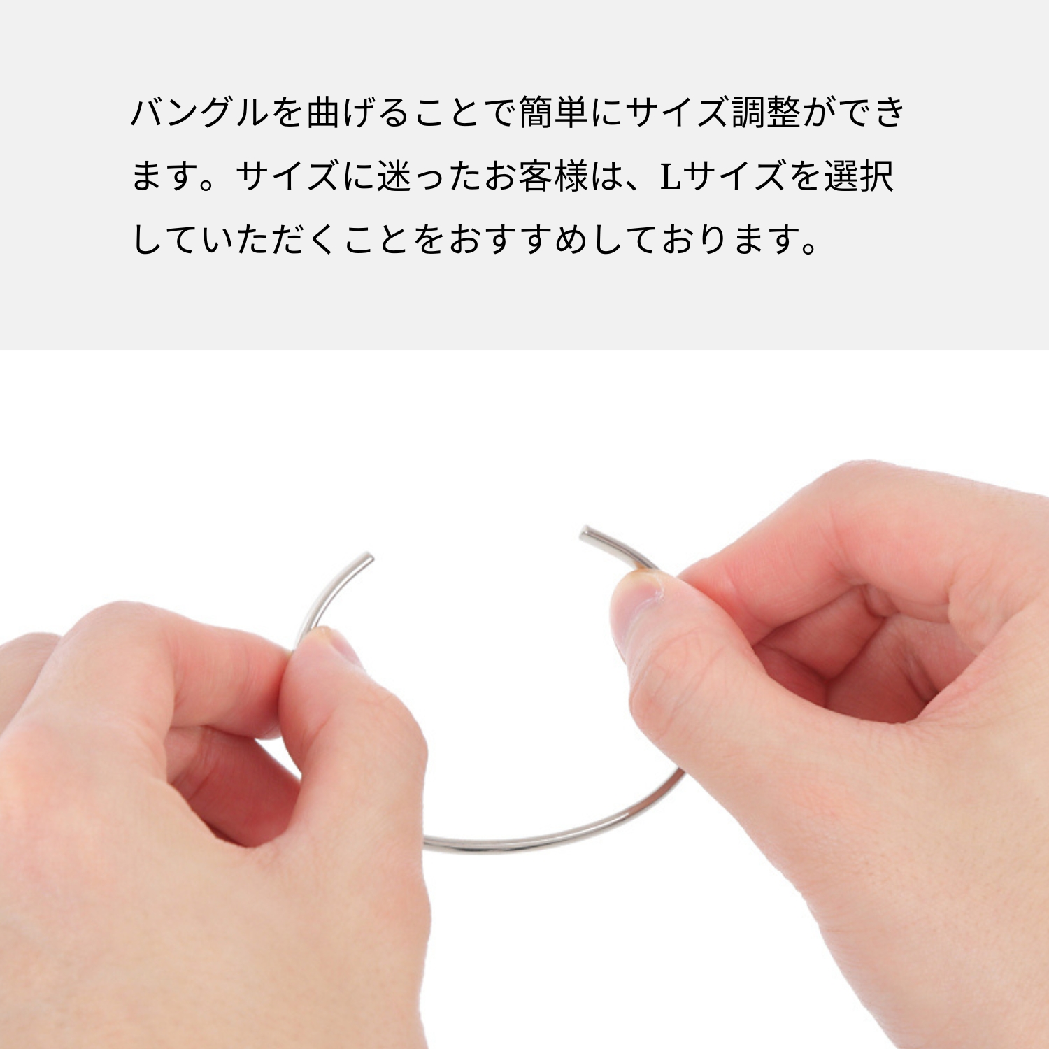 バングル チタン 日本製 金属アレルギー対応 金属アレルギー ブレスレット メンズ レディース シンプル MIDI ミディ 日本製チタンバングル bangle-001 関連画像5