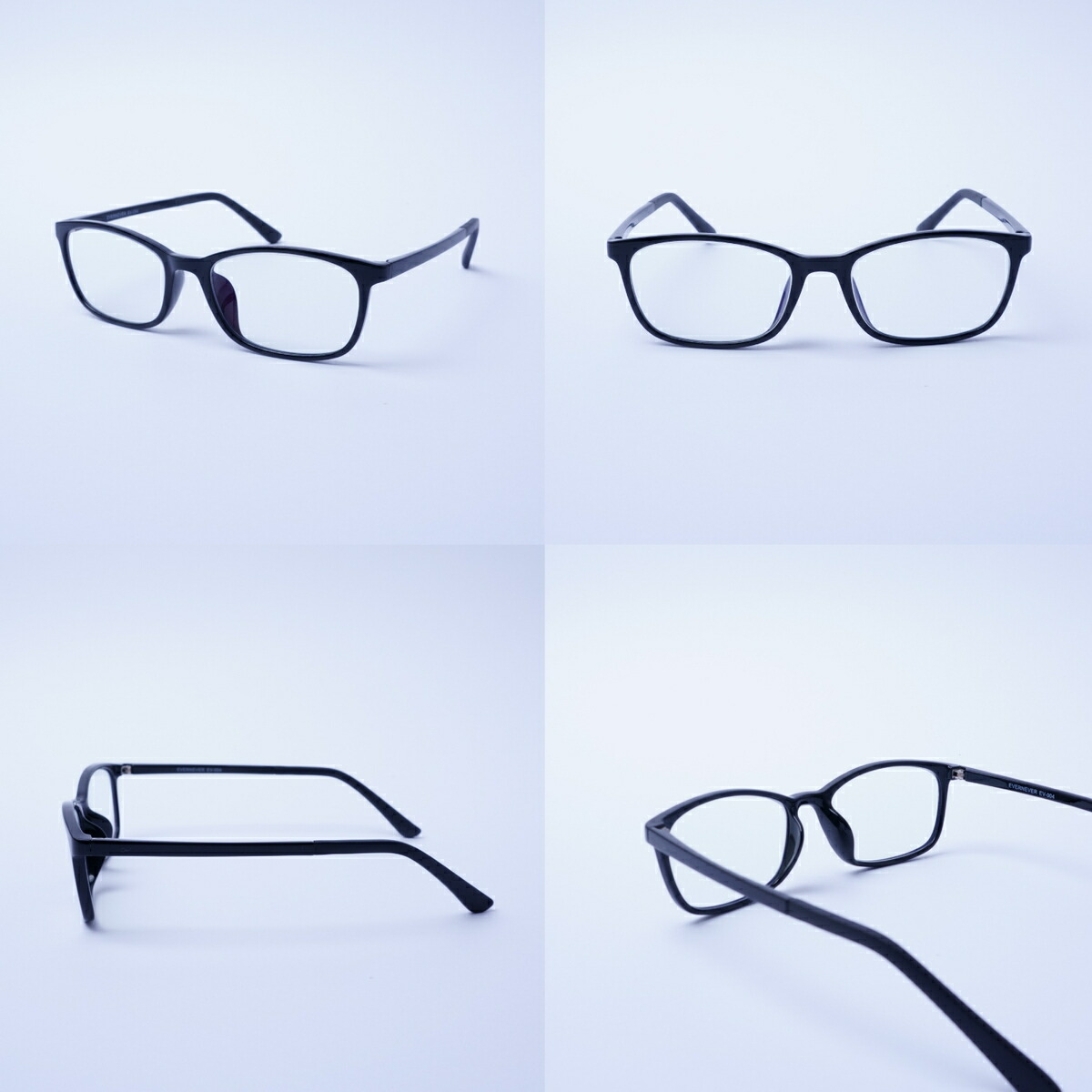 くもり止め メガネ やや小さめ〜ふつうサイズ 度あり 度数注文可 左右別レンズ ネットで選べる スクエア メンズ 男性 おしゃれ かっこいい TR-90 EV004-NS-AF｜readingglasses｜07