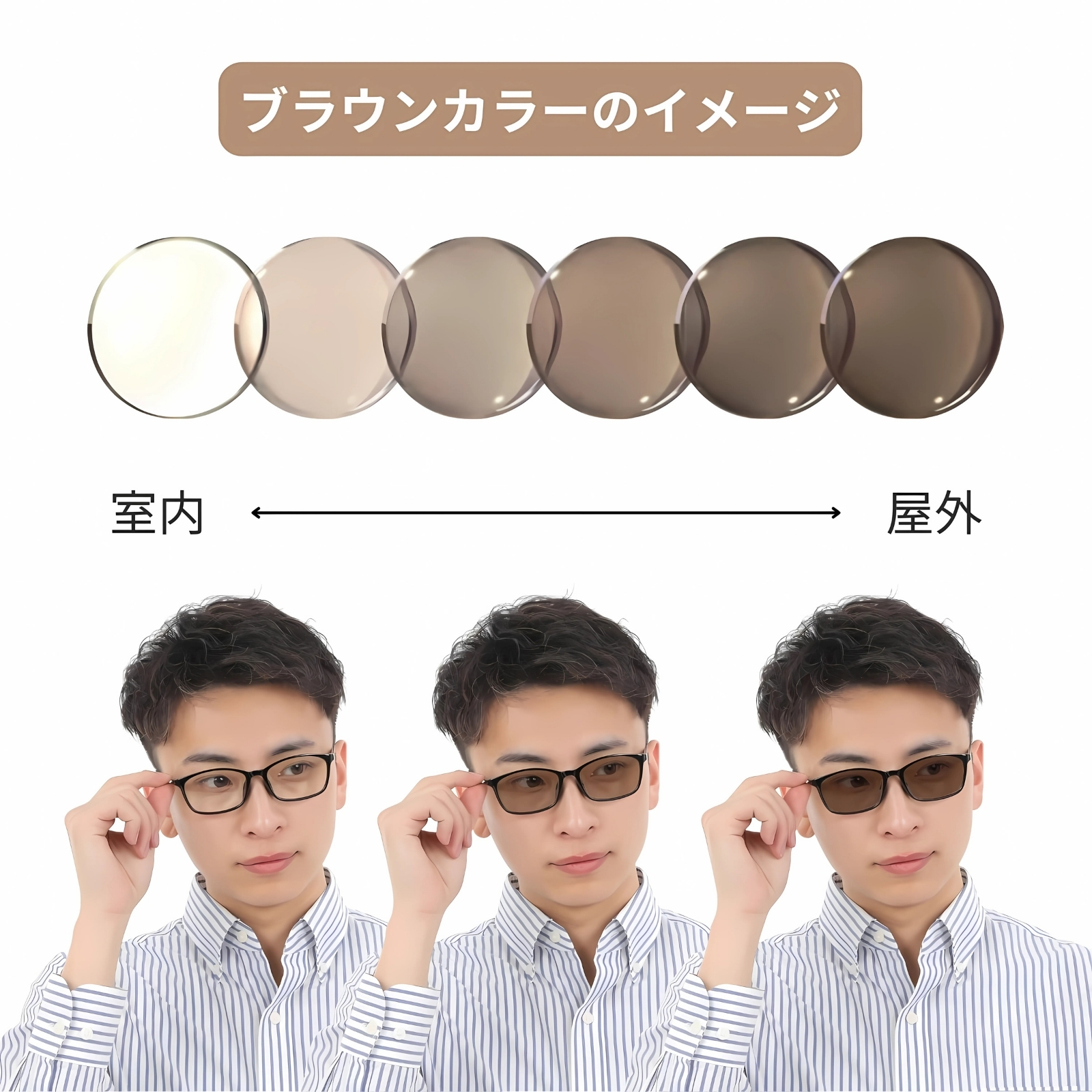 花粉対策サングラス 調光サングラス 調光レンズ...の詳細画像4