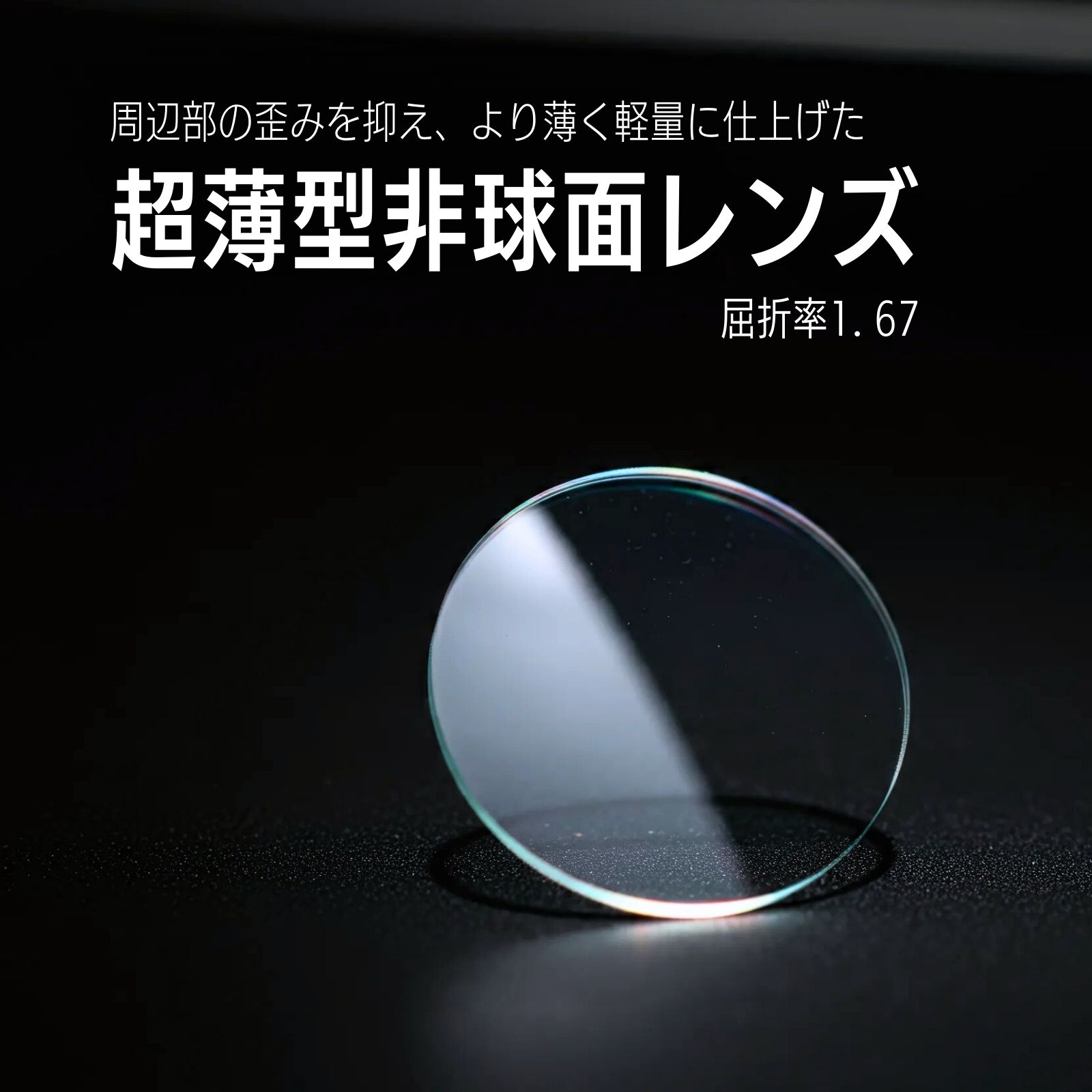 MIDI 超薄型非球面レンズの老眼鏡 老眼鏡 薄型レンズ 非球面レンズ
