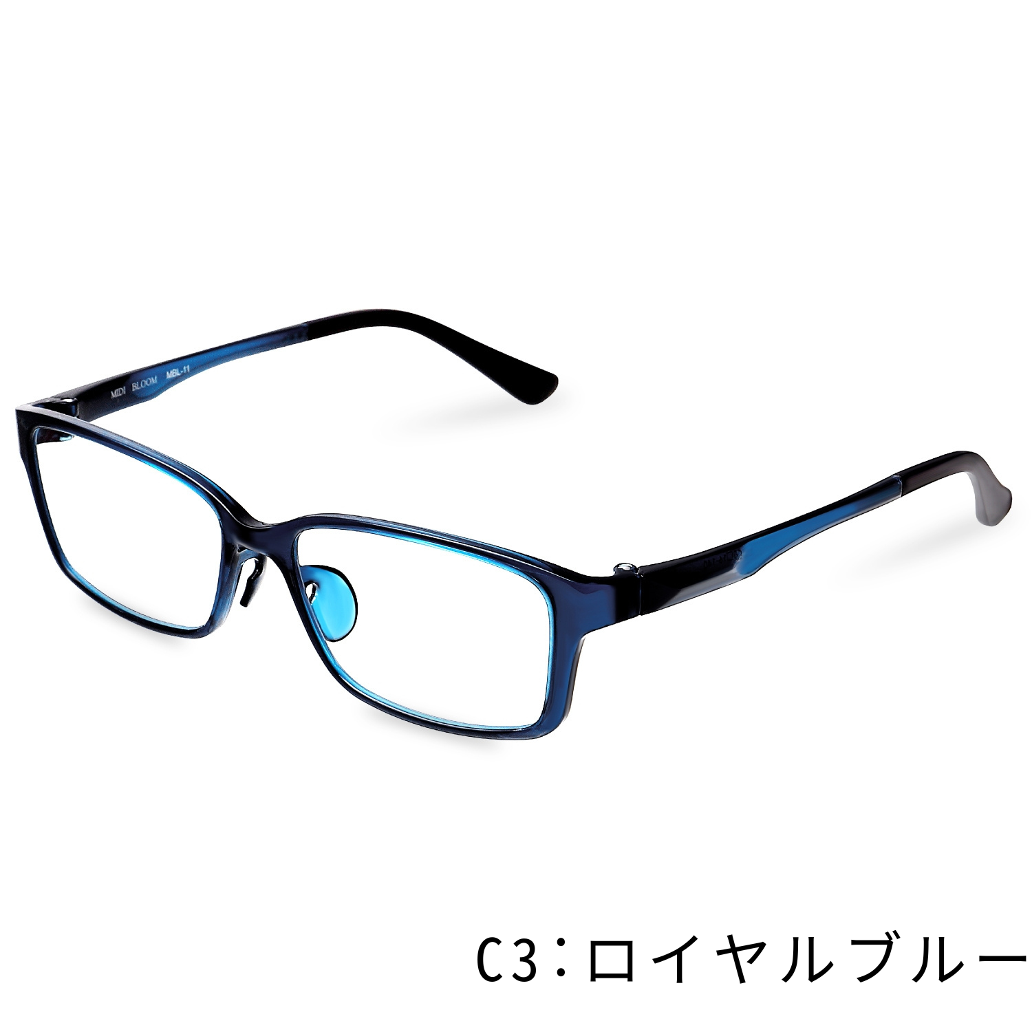 強度近視用 強度近視 フレーム メガネ 度数 強い近視 強い メンズ おしゃれ 眼鏡 度付きメガネ 強度 度付き 度あり 度数注文可 乱視 スクエア MBL11NS-T｜readingglasses｜09