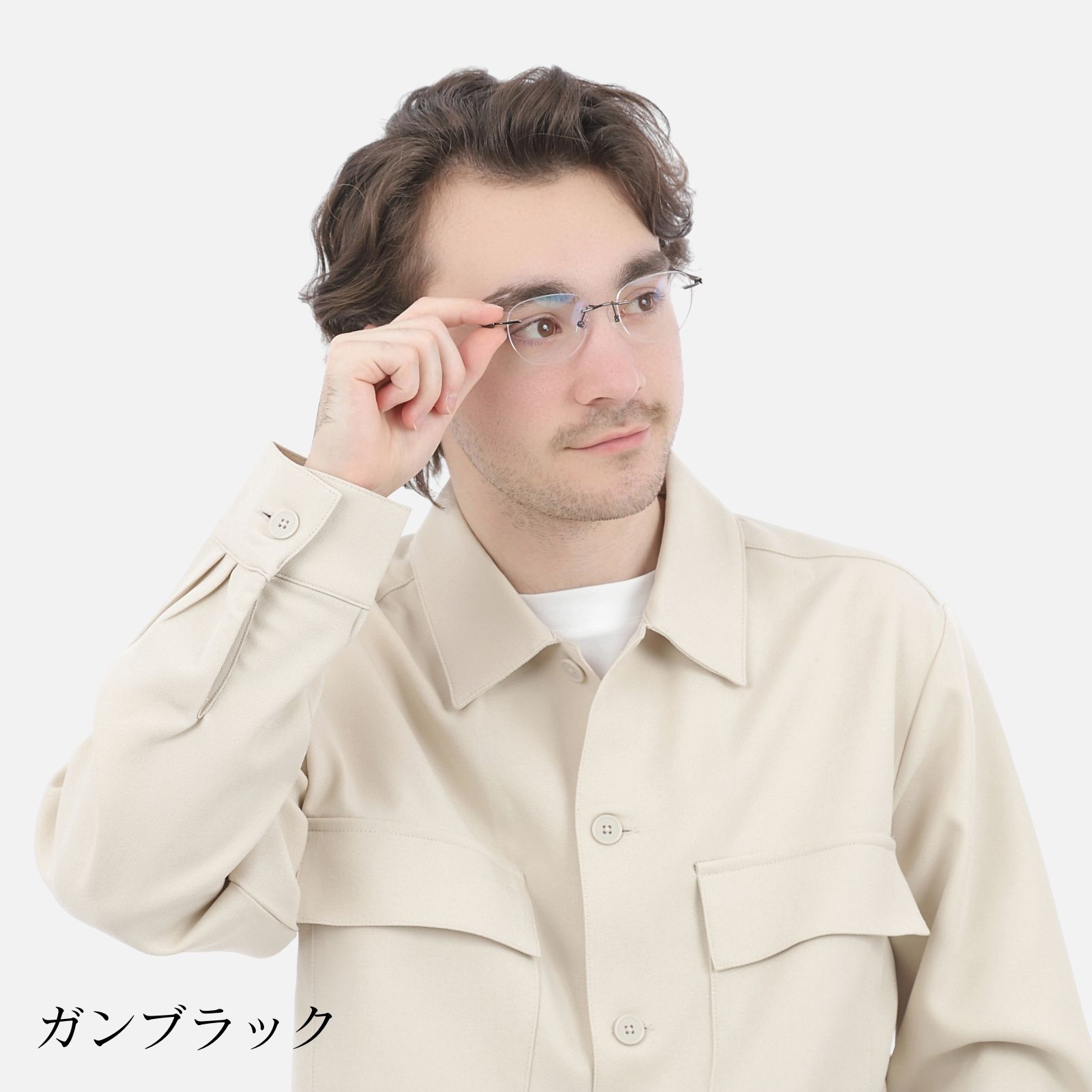 MIDI リムレス 度付きメガネ フチなし ふちなし度付きメガネ