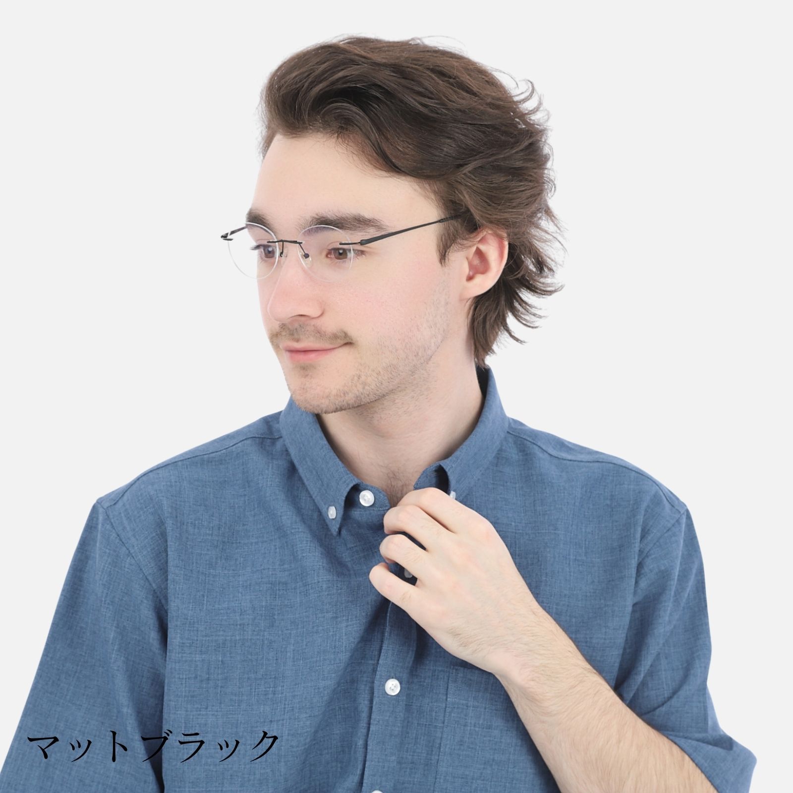 MIDI リムレス 度付きメガネ フチなし ふちなし度付きメガネ フチなし