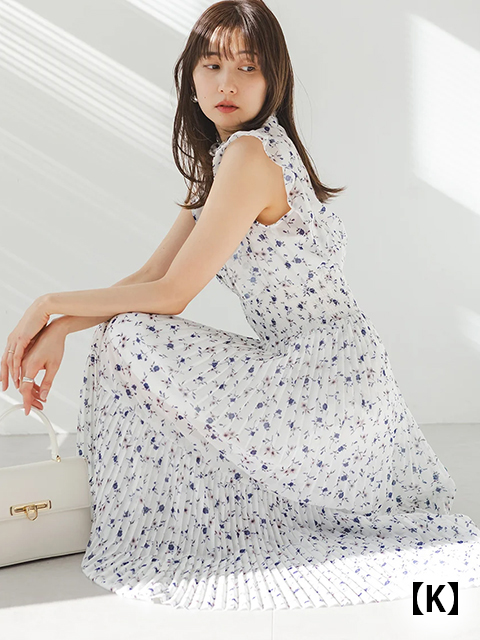 スナイデル　sustainable 20周年ワンピース Sustainable20周年プリントワンピース（マキシ丈/ロング