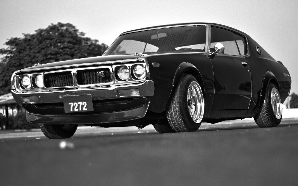 DAIYA／スカイライン・ケンメリ2000GT。ブリキカー【紙シール付き】。 DAIYA／スカイライン・ケンメリ2000GT。ブリキカー【紙シール