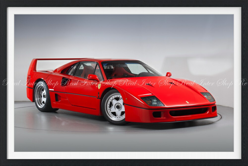 超レア★フェラーリ 288GTO★ ポスターアート★ ブルースミラー★ フェラーリ288GTO カーイラストポスター(A4サイズ) | iichi 日々の