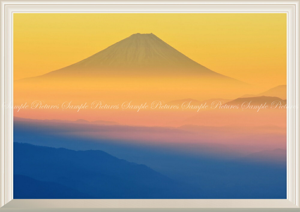 【パノラマ窓仕様】富士山と満天の星空 天体 湖畔の夜景 開運 壁紙ポスター fjs-037na_cr.jpg