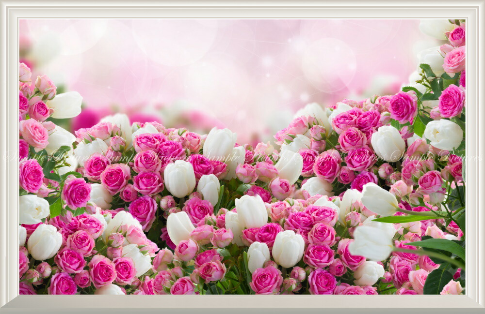 額付きヴィンテージポスター パステルローズ 額付きヴィンテージポスター パステルローズ 額付きヴィンテージ