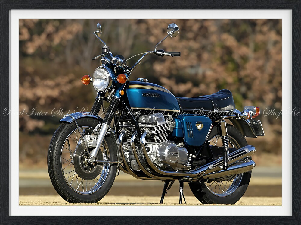 【売れ筋】 絵画風 壁紙ポスター CB750 ドリーム ホンダ (はがせるシール式) ポスター
