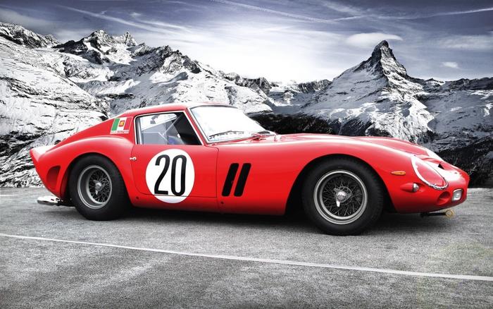絵画風 壁紙ポスター (はがせるシール式) フェラーリ 250 GTO