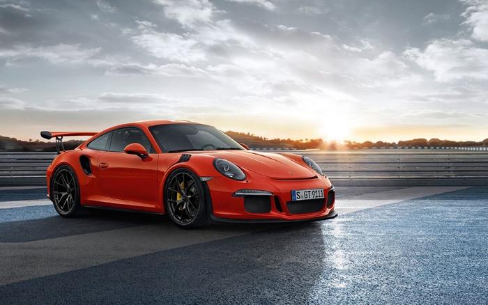 絵画風 壁紙ポスター (はがせるシール式) ポルシェ 911 GT3 RS