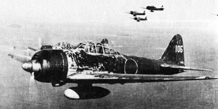 絵画風 壁紙ポスター (はがせるシール式) ゼロ戦 零戦22型 A6M3 零式