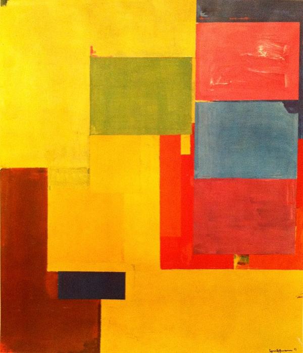 絵画風 壁紙ポスター【フルサイズ版】 ハンス・ホフマン 抽象絵画