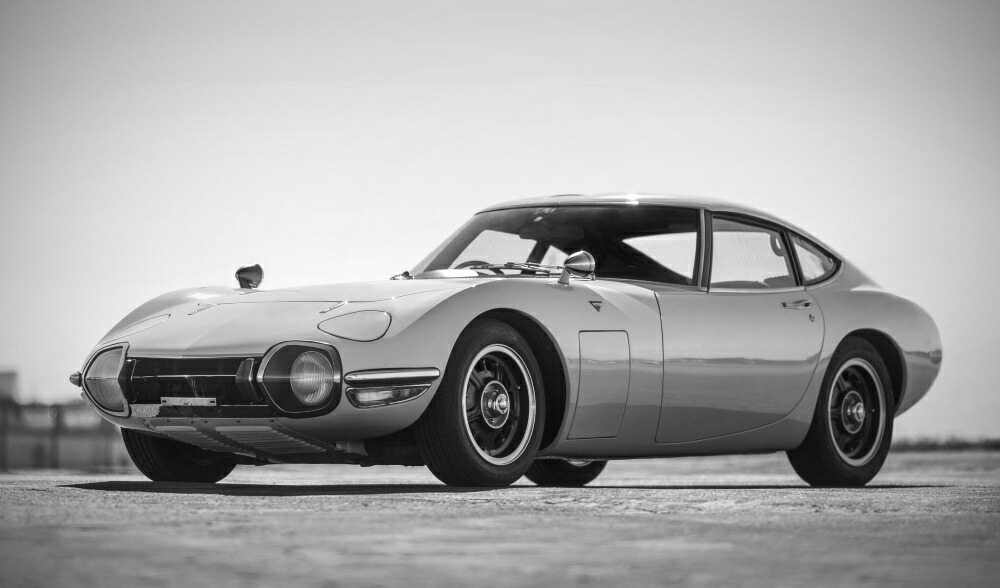 絵画風 壁紙ポスター (はがせるシール式) トヨタ 2000GT 前期型 1967年