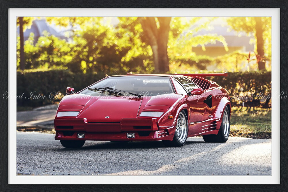 絵画風 壁紙ポスター (はがせるシール式) ランボルギーニ カウンタック