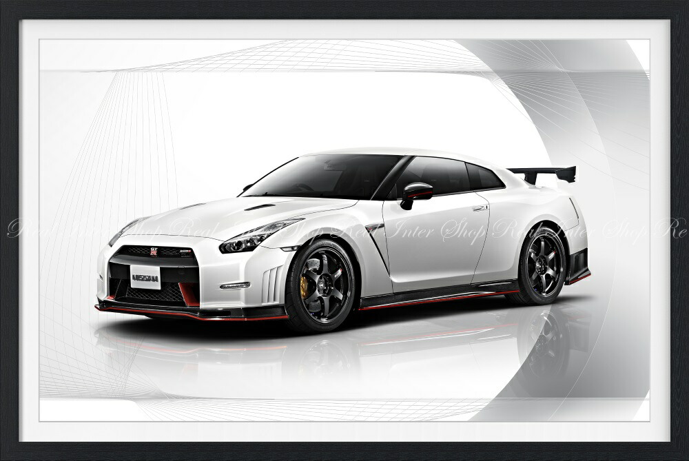 絵画風 壁紙ポスター (はがせるシール式) 日産 GT-R R35 NISMO 2015年