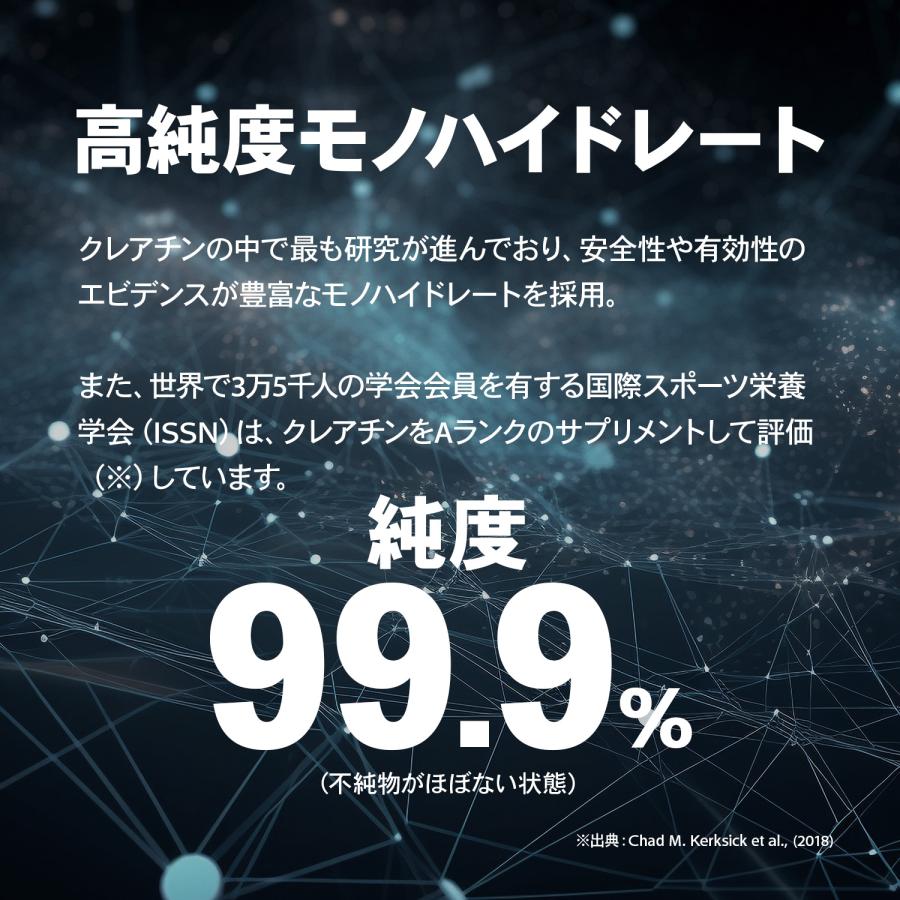 サプリメント クレアチン 300g インフォームドスポーツ取得｜real-style｜05