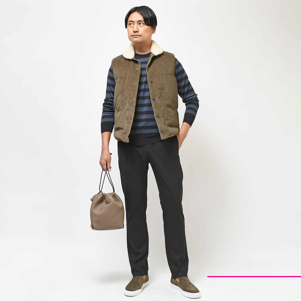 PT TORINO ピーティー トリノ Active ポリエステル ウール ストレッチ 