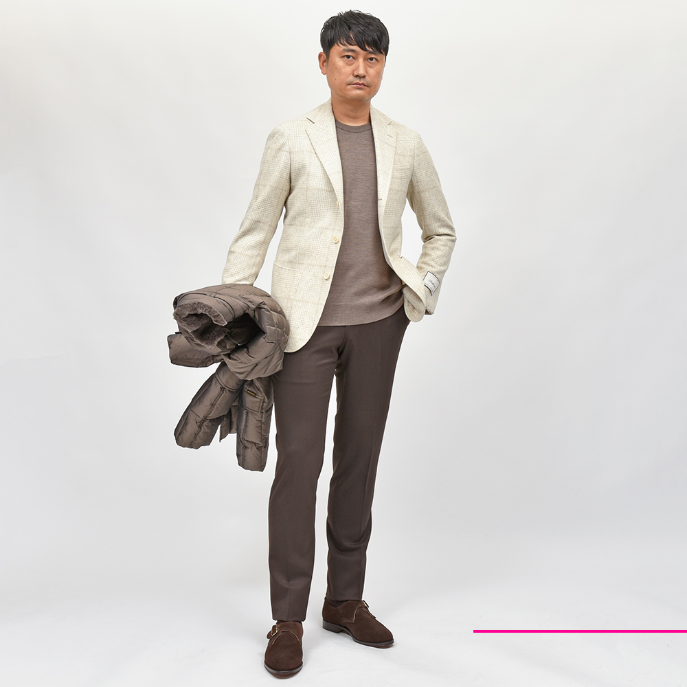RING JACKET リングヂャケット Balloon バルーン ウール グレン 